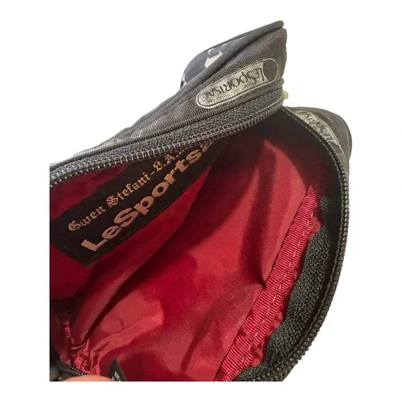 Rare LeSportsac Black and Red Wristlet | Gwen Stefani - Picture 4 of 5